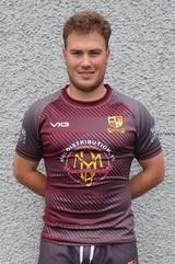 Jon Hill - scored a try for Crymych Jon Hill - scored a try for Crymych